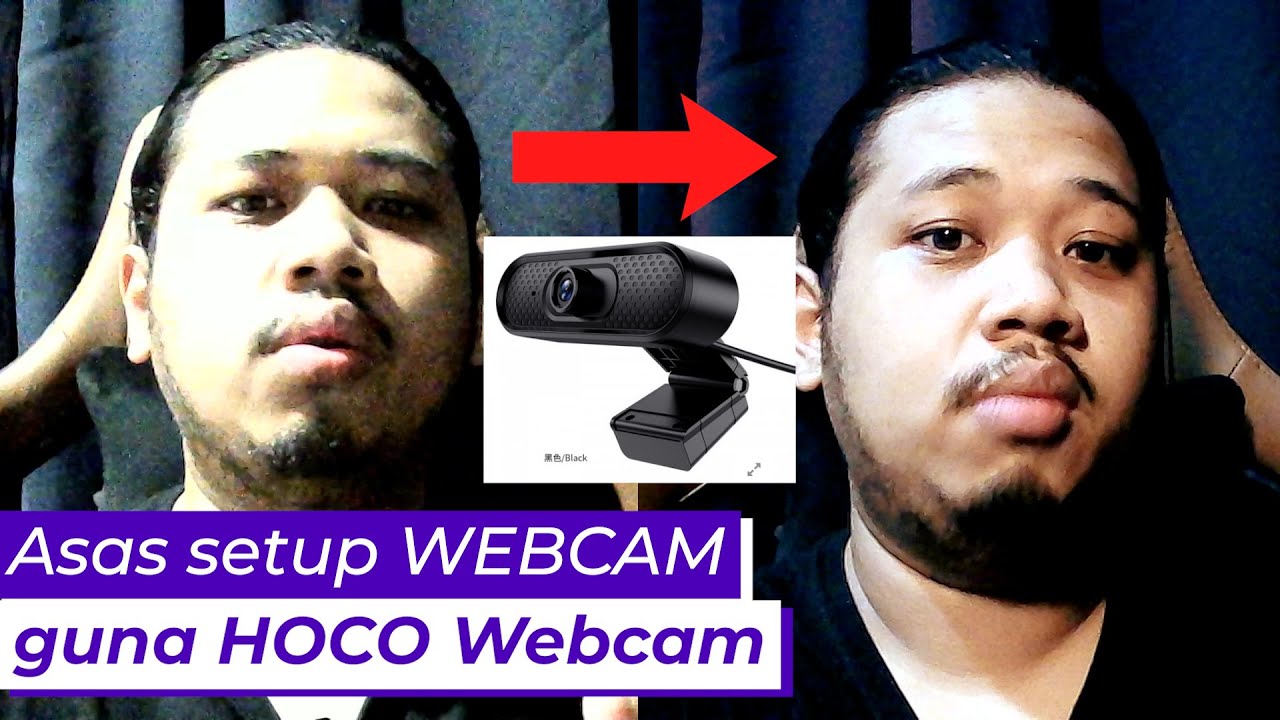 Cara Setup Webcam PC / Laptop anda (HOCO DI01 Webcam)