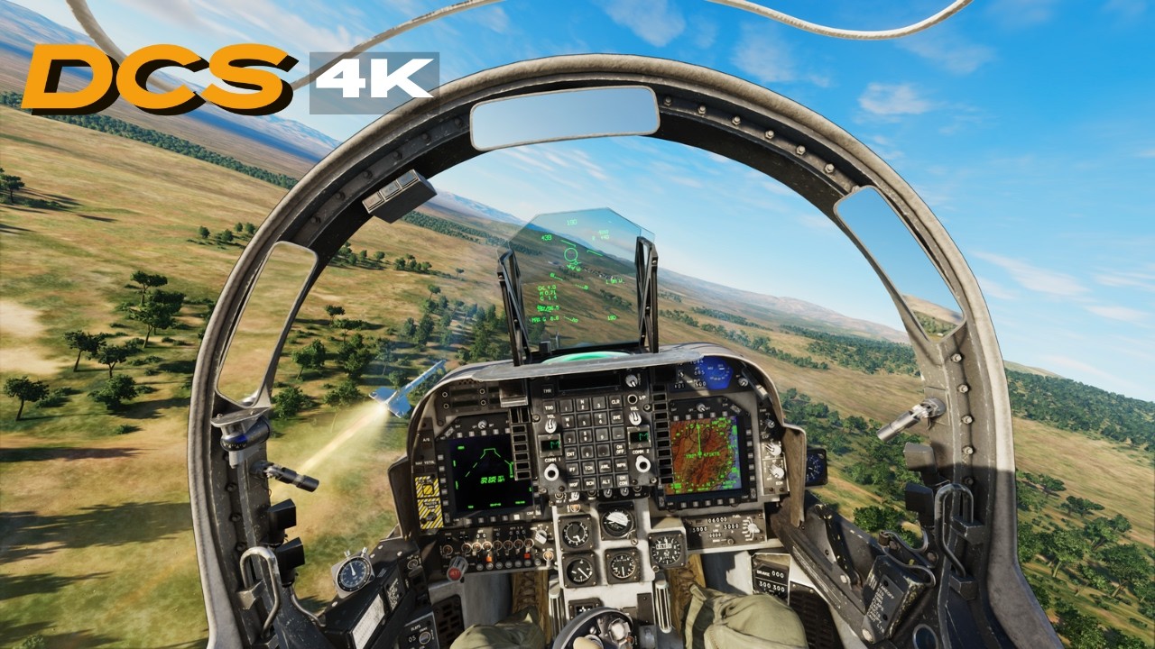 VTOL AV-8B Harrier Intense Low Altitude Strike | Maximum Graphics 4K 60FPS DCS WORLD