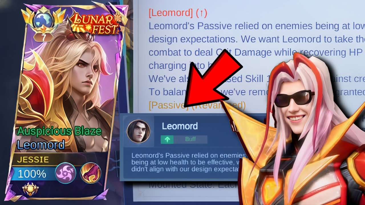 NEW UPDATE!! BUFFED LEOMORD IS FINALLY HERE!! WITH NEW BROKEN PASSIVE SKILL (you need to see this!)