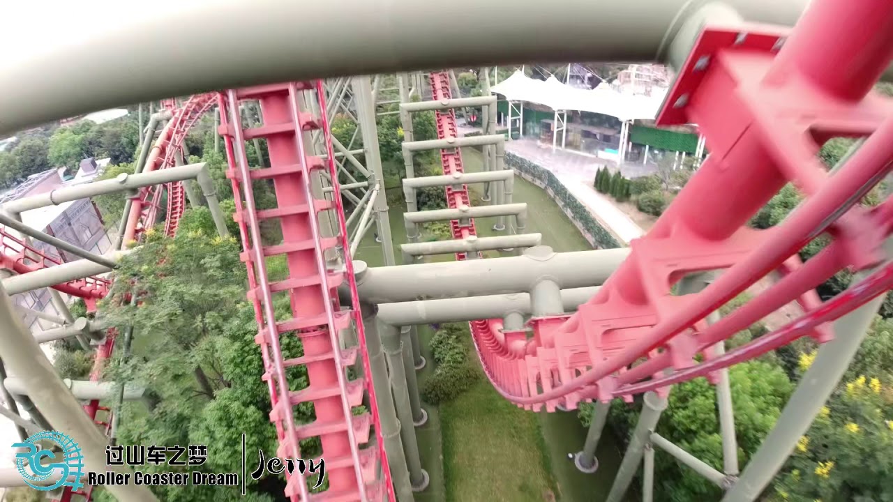 【China Dinosaurs Park】Dinoconda Roller Coaster POV