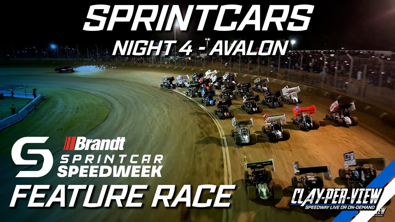 Sprintcars | Brandt Speedweek - Avalon - 30th Dec 2024 | Clay-Per-View