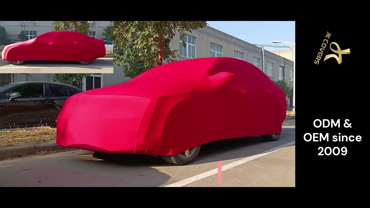 Spandex indoor Sedan car cover