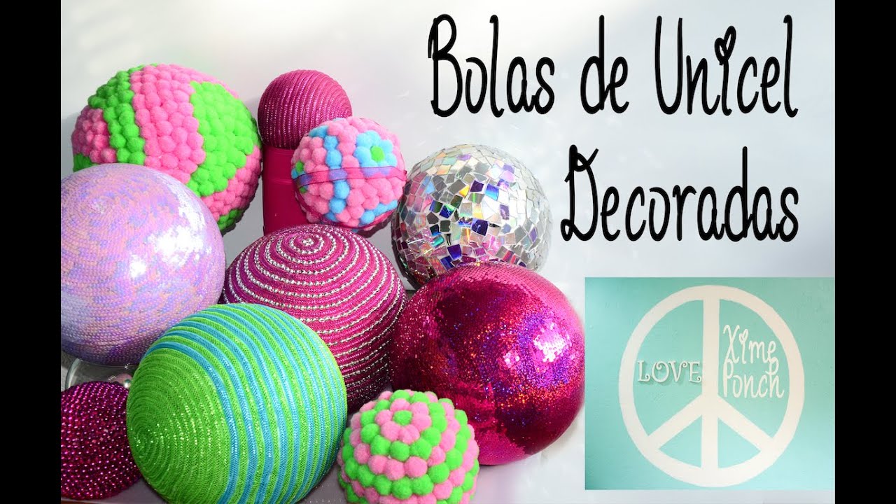 Xime Ponch. Bolas de Unicel Decoradas. Selena Gomez. Video 6