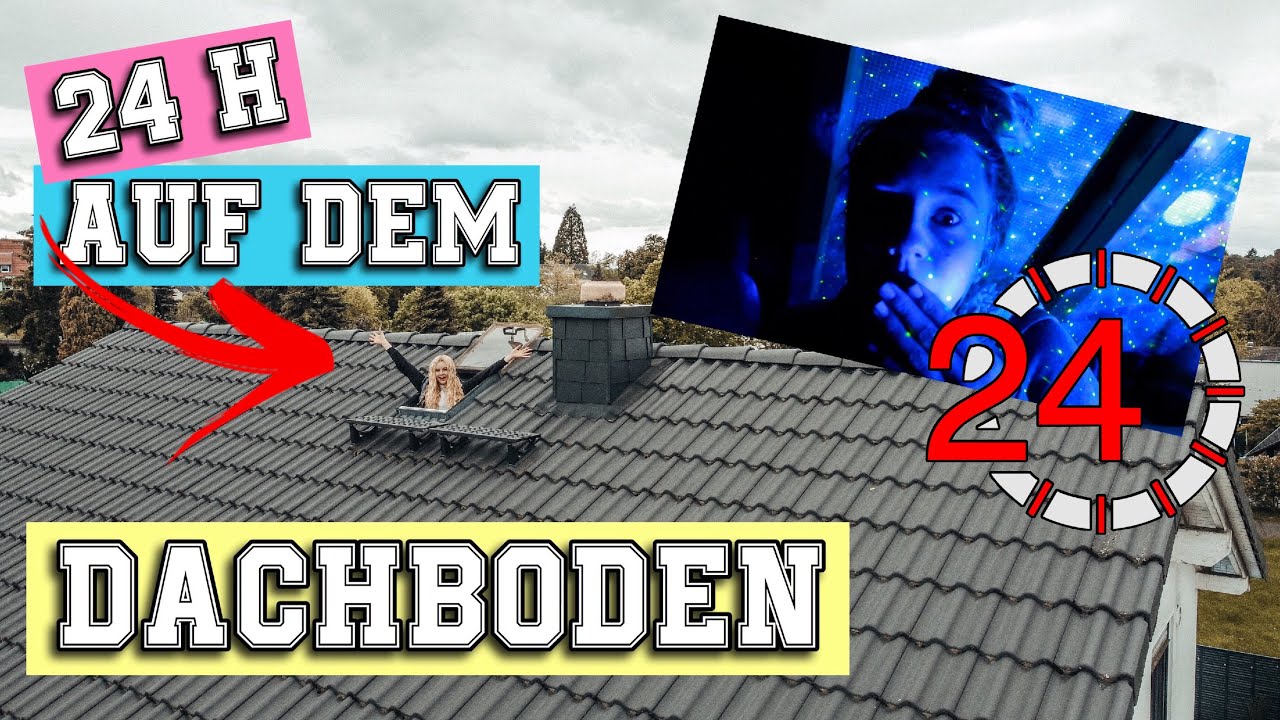24 STUNDEN AUF DEM DACHBODEN ÜBERLEBEN | MaVie Noelle