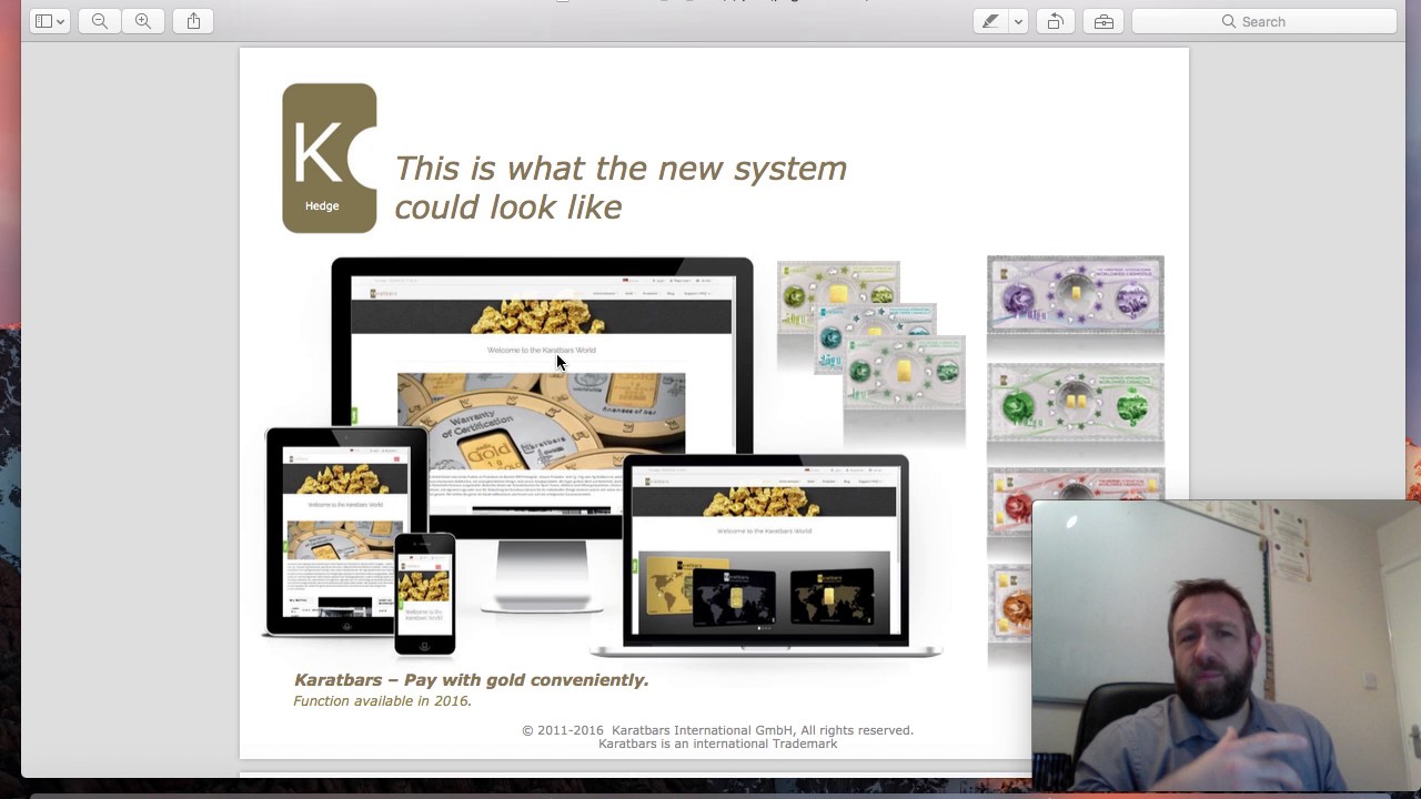 Karatbars - NEW 2017 Karatbars Cash Gold with KaratPay - Gary Cooper