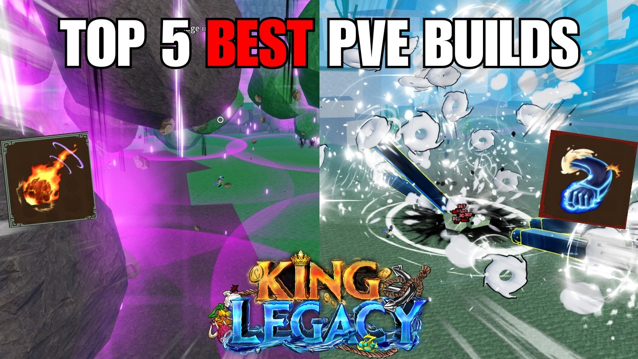 Топ-5 лучших PvE-билдов | King Legacy