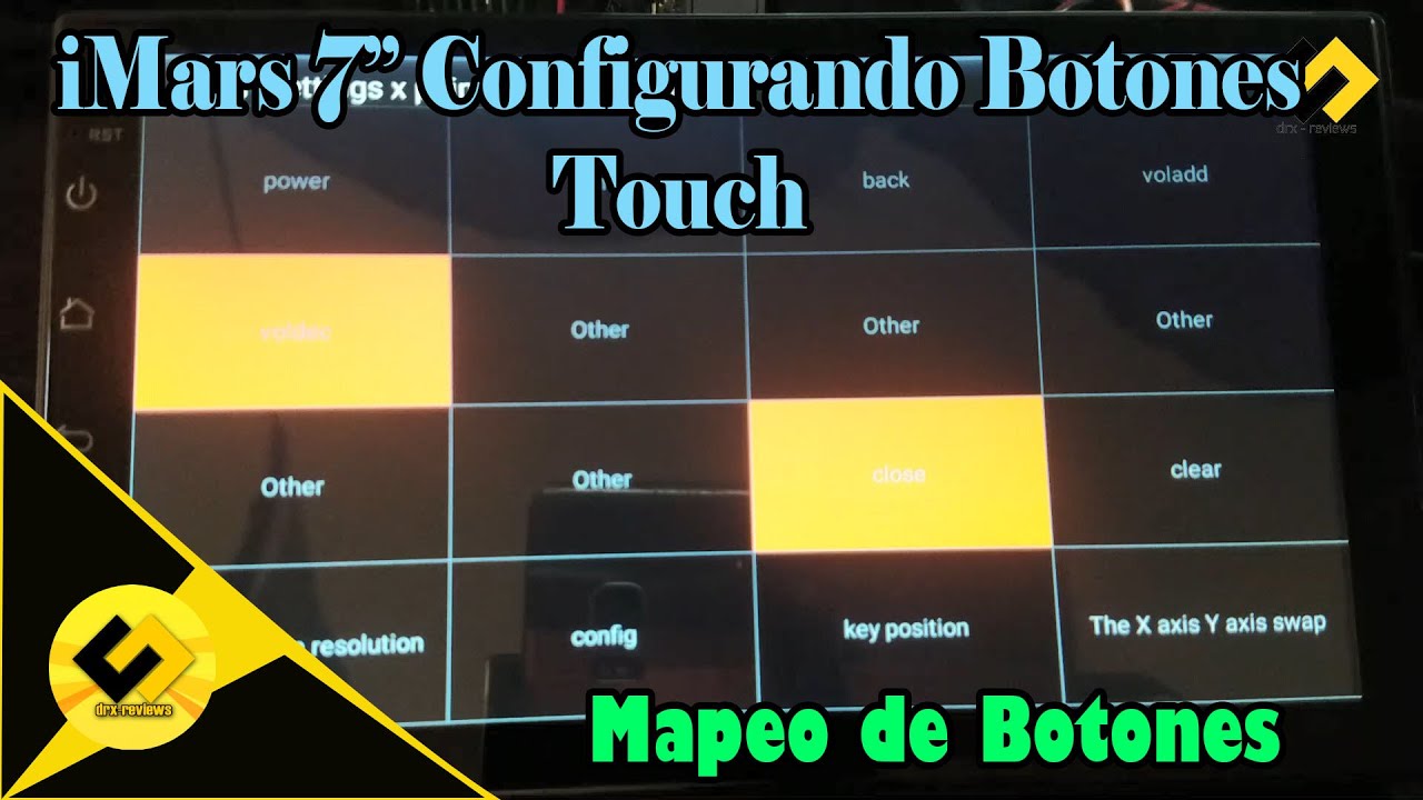 iMars 7 Configurar Botones Touch