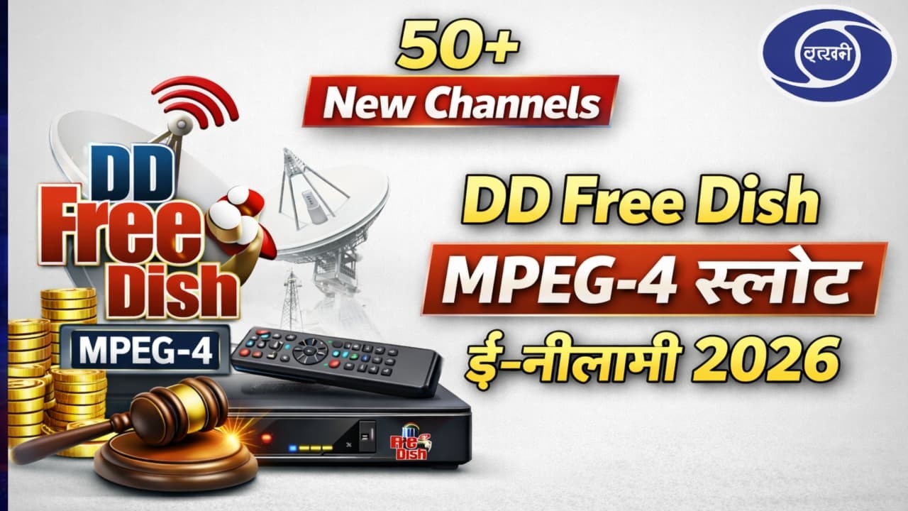 50+ каналов DD Free Dish MPEG-4 Slot e-Auction 2026 | 50+ новых каналов — масштабное обновление