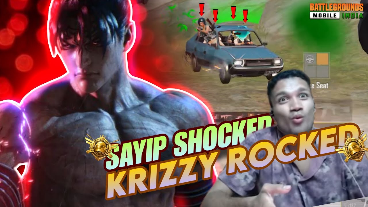 Sayip shocked 🤯 Krizzy rocked 🥶⚡️ | [vs Streamers] | Classics and ultimate 🌪️ | BGMI ⚔️ 🪽