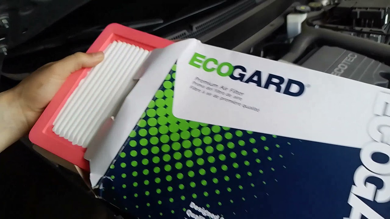 2018-2020 Chevy equinox LT 1.5 engine air filter replacement