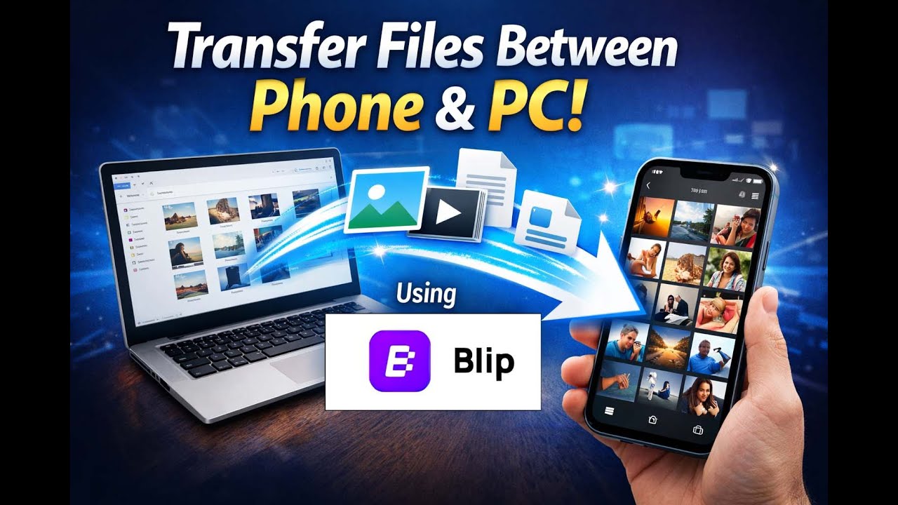 How to Transfer Files from Phone to PC Wirelessly (iPhone and Android)