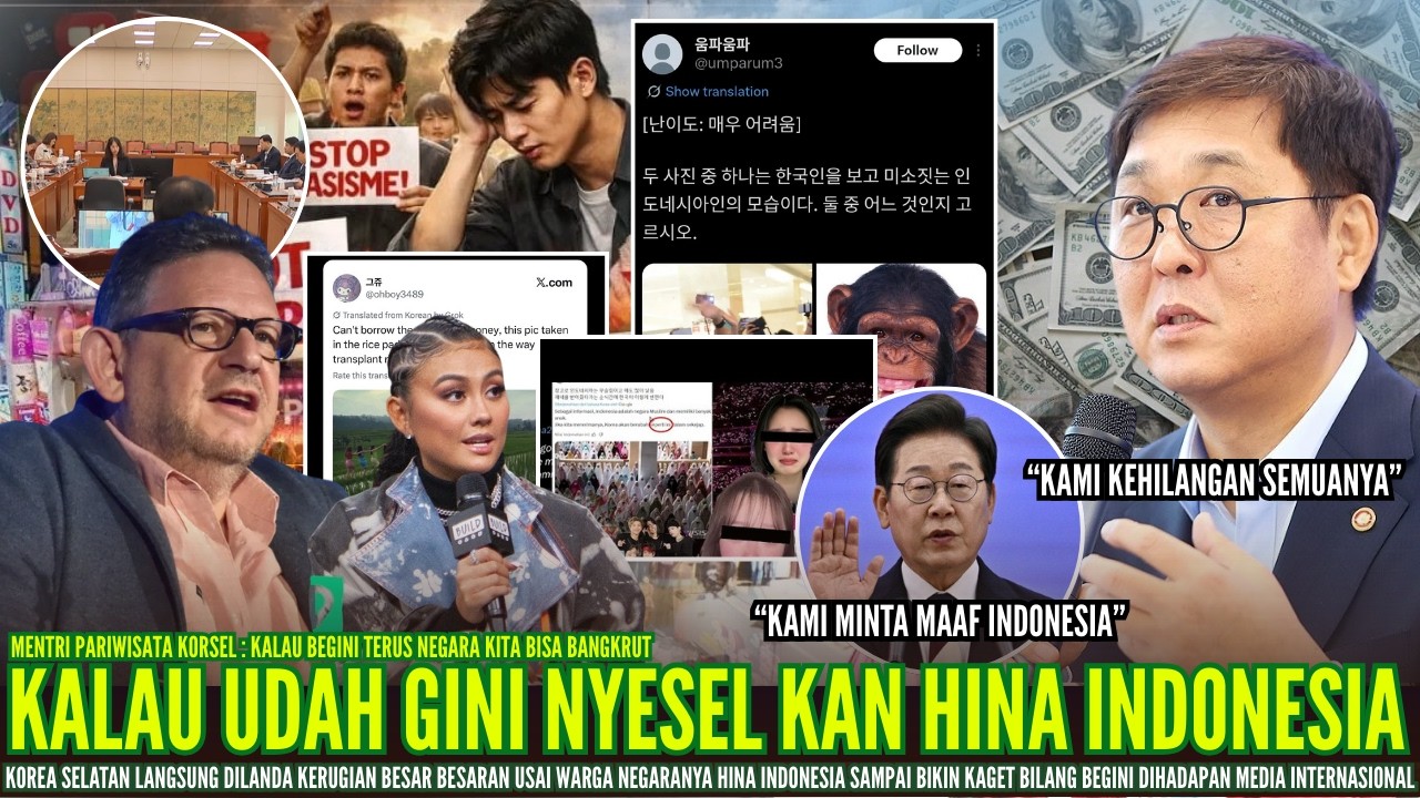 🔴KORSEL MENANGIS! Akibat KNETZ HINA Indonesia, Ekonomi Korea Langsung Merosot Tajam