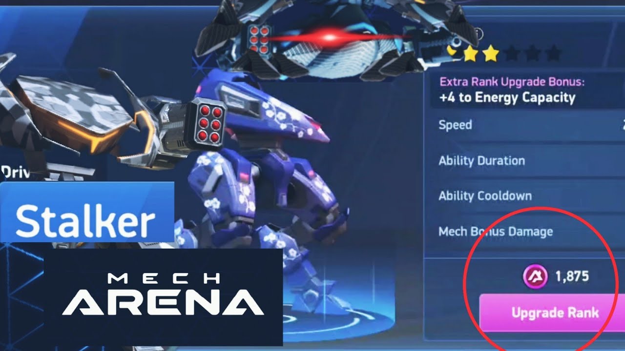 mech arena pt212 rank upgrade Stalker #stalker#mecharena