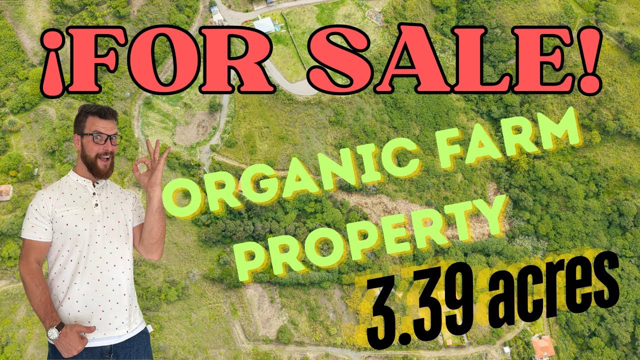 Ecuador Real estate For Sale:3.39-Acre Organic Farm Property with Scenic Views in Malacatos