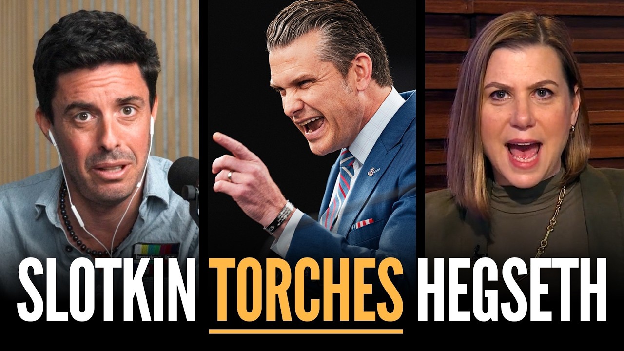 Sen. Slotkin Slams Hegseth: “This Isn’t a TV Show”