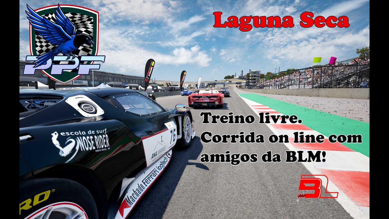 Treino Corrida on-line ACC Laguna Seca GT3