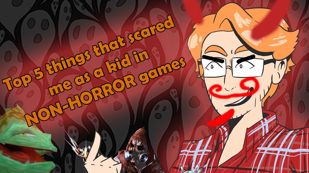 My Top 5 SPOOPS in NON-HORROR Games! (As a kid)