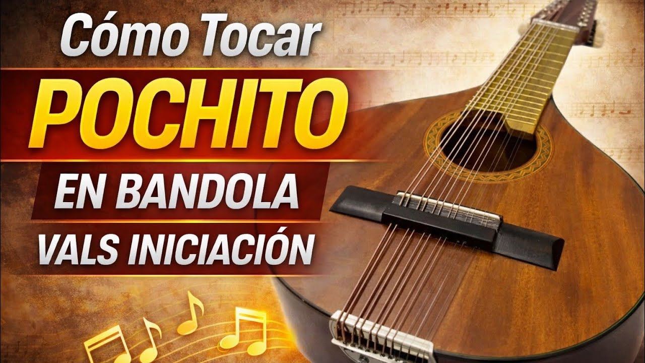Aprende Pochito en Bandola Desde Cero 🎸 | Vals Andino Fácil