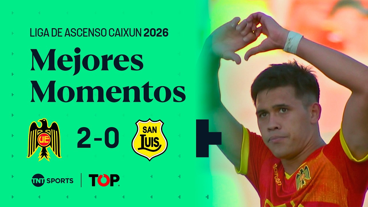Compacto TOP | 🔴🟡 Unión Española 2 - 0 🟡⚫ San Luis | Liga de Ascenso Caixun 2026 🏆 - Fecha 1
