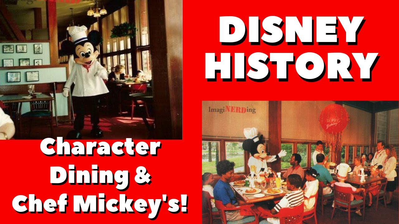 Disney History: Character Dining and Chef Mickeys at Disney World