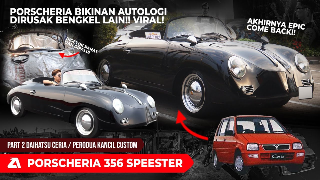 KITCAR 356 PORSCHERIA IS BACK! Setelah Dirusak Bengkel Nakal - Rebuild Daihatsu Ceria Perodua Kancil