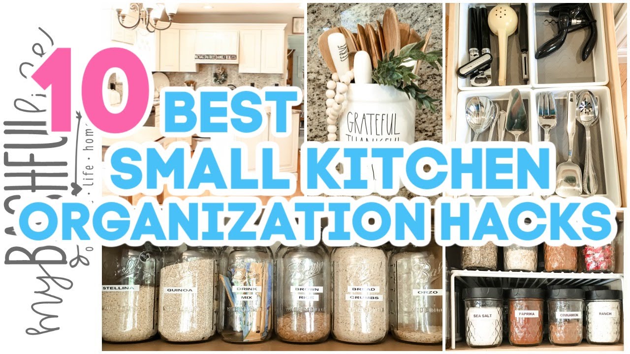 10 KITCHEN ORGANIZING HACKS FOR SMALL SPACES