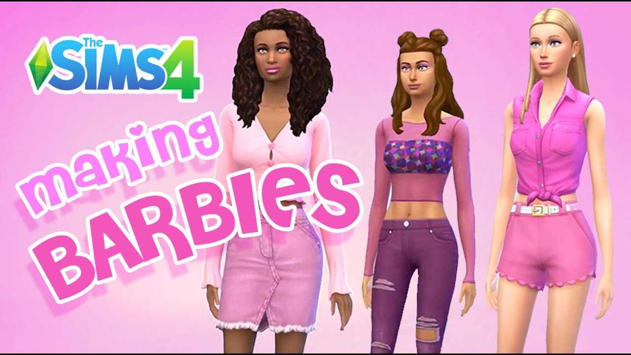 💕 The Sims 4 💕 Create A Sim: Barbies - Gameplay [No Commentary, Relaxing Longplay]
