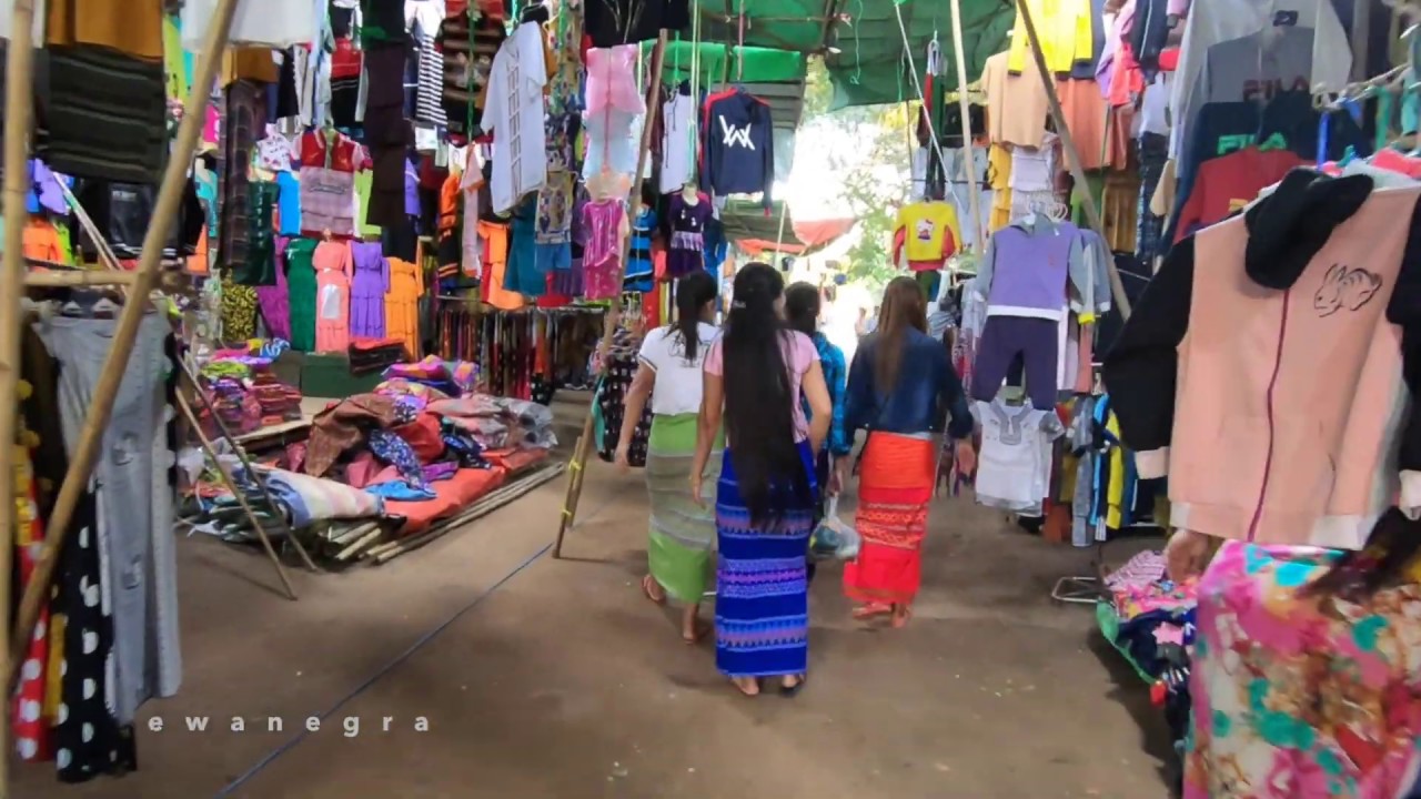 MYANMAR - A WALK THROUGH THE ASIAN MARKET AROUND THE ANANDA TEMPLE IN BAGAN