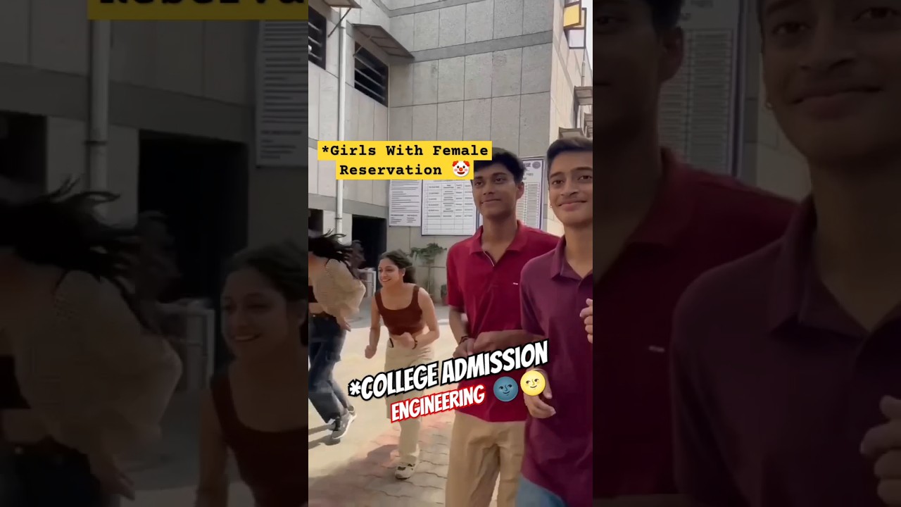Engineering College Admission🤡 Boys😭 #shorts #engineering #jee2024 #jee #mhtcet #college #admission