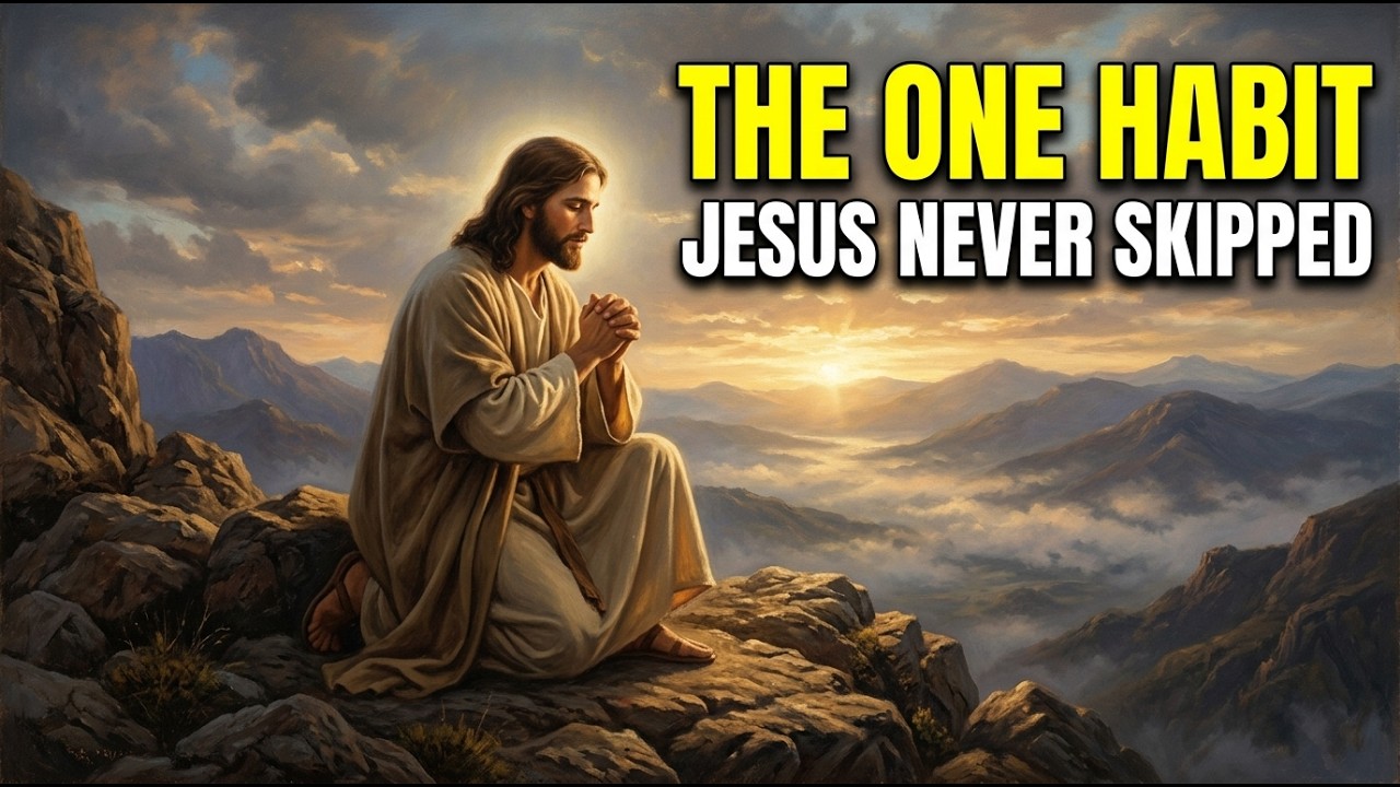 The One Habit That Made Jesus Spiritually Unstoppable (Most Christians Ignore This)