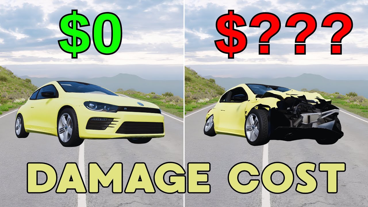 Realistic Crashes & Damage Cost #13 | Best Epic Moments in BeamNG Drive