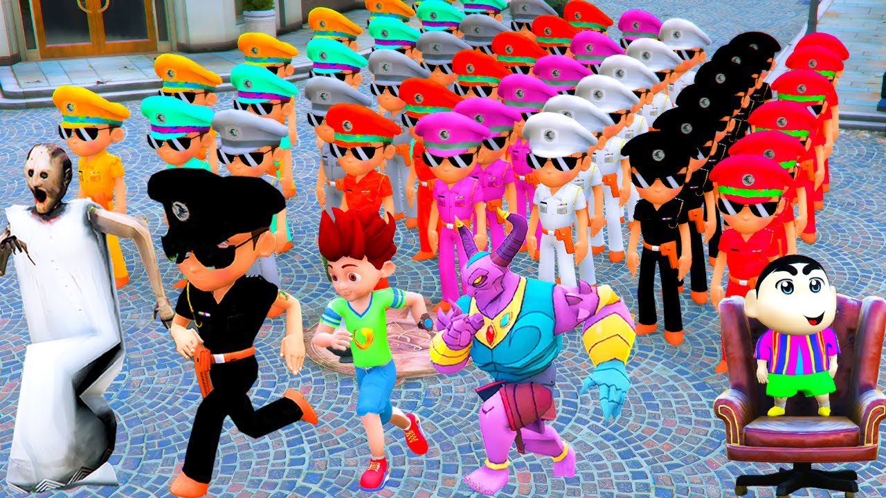 LITTLE SINGHAM WITH SHIVA KICKO SHINCHAN FOUND BIGGEST EVER KICKO IN GTA 5 #50