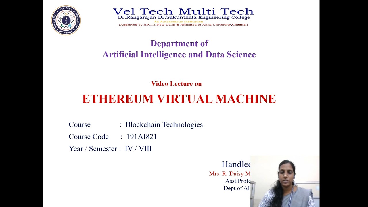 191AI821 BLOCKCHAIN TECHNOLOGY