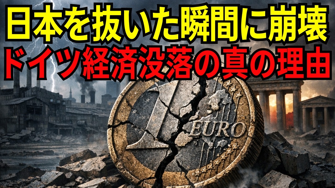 「日本を抜いた瞬間に崩壊していた？」ドイツ経済没落の真の理由