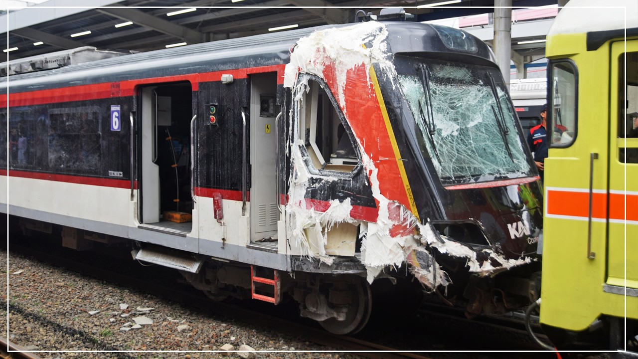 Evakuasi Tabrakan KRL Bandara Dengan Truk Di Stasiun Poris || KRD NR Pikachu + NR Djoko Tingkir