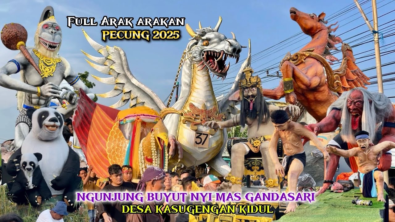 Full Arak arakan PECUNG 2025 | Ngunjung buyut Nyi mas Gandasari‼️Depok Cirebon 