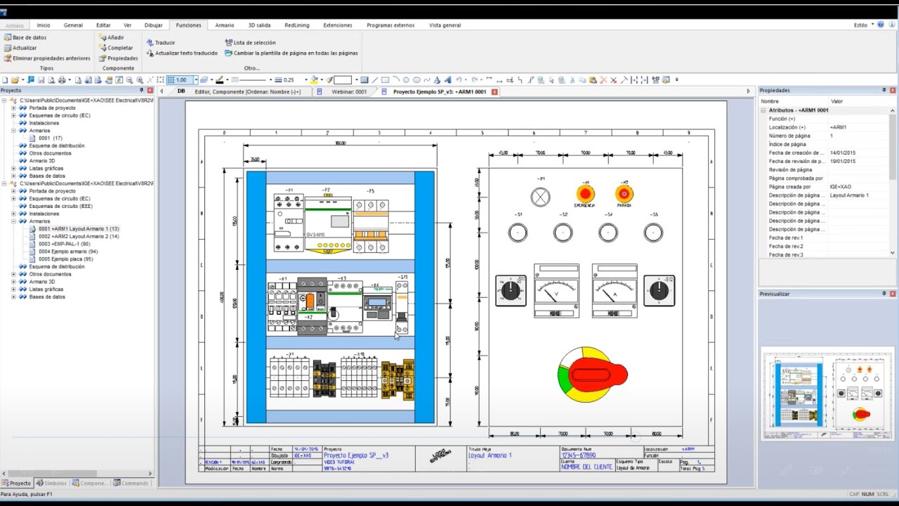 SEE ELECTRICAL - 2D Panel - Diseño de armarios y cuadros eléctricos en 2D