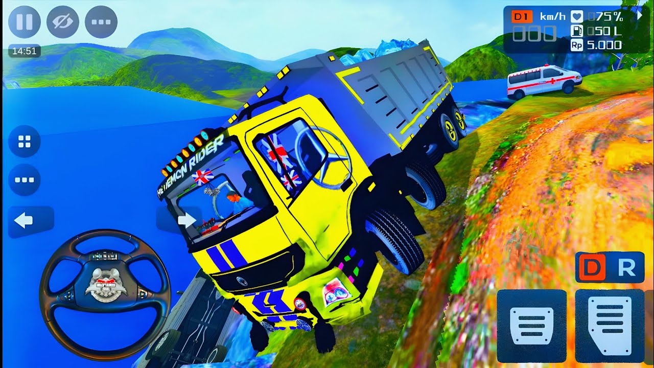 ✨ Full Stones Materials Load Big Truck Driving 🎉| An Indian TATA Tripper Truck Gaming ✅🎮 BUSSID 2026