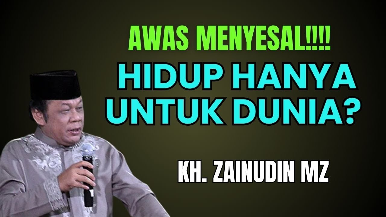 🔴HIDUP CUMA KEJAR DUNIA 😒| CERAMAH LUCU KH. ZAINUDIN MZ | RAMADHAN 2026