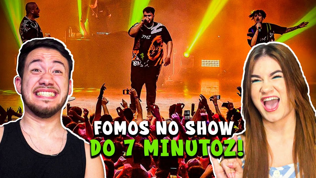 O GEEK INTEIRO SE REUNIU! Fomos no show do 7 Minutoz! // VLOG