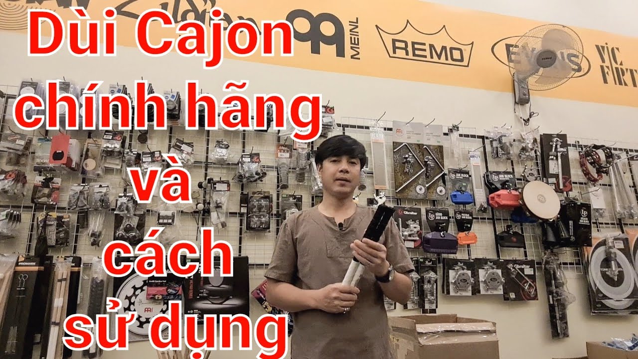 Dùi trống Cajon chính hãng Meinl SB305 và cách sử dụng🥁🥁🥁