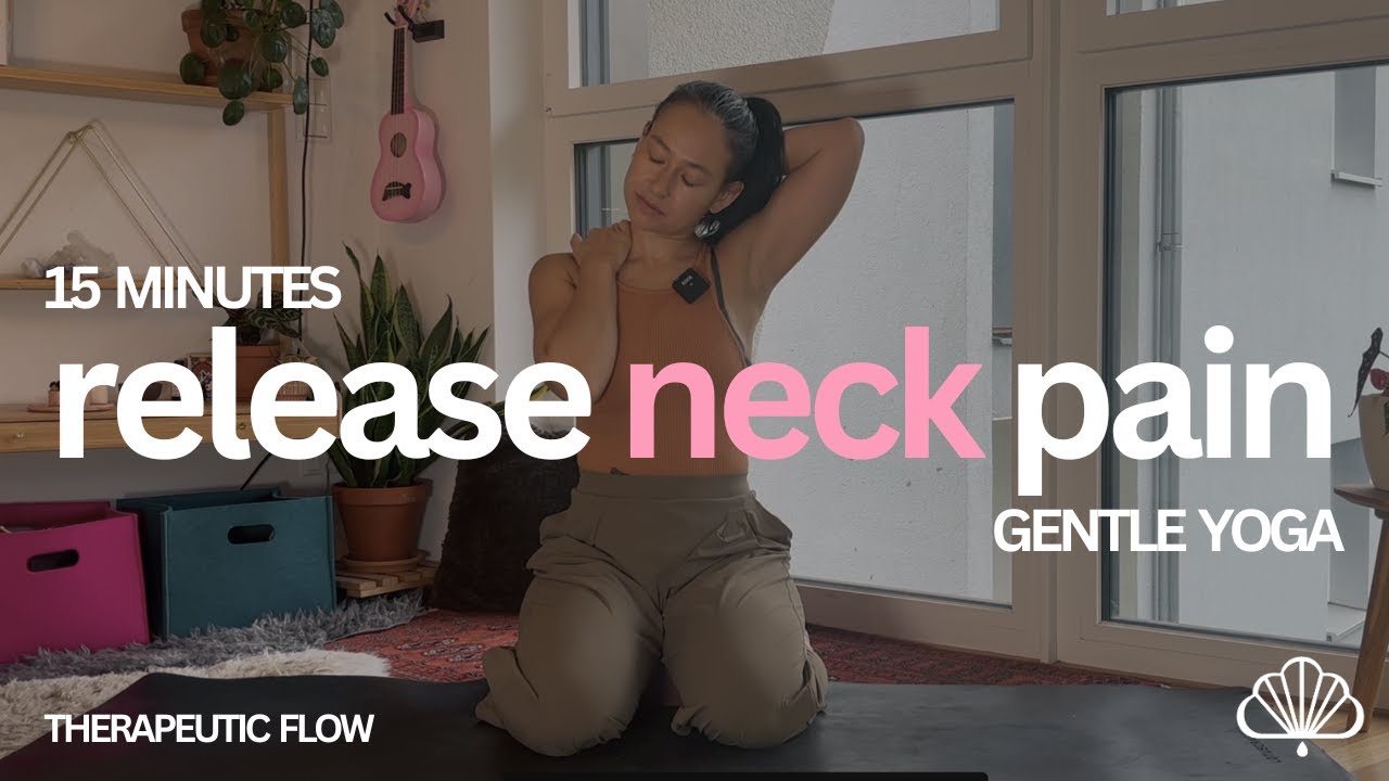 15-Minute Gentle Yoga for Neck & Shoulder Relief | Ease Upper Body Tension and Feel Lighter
