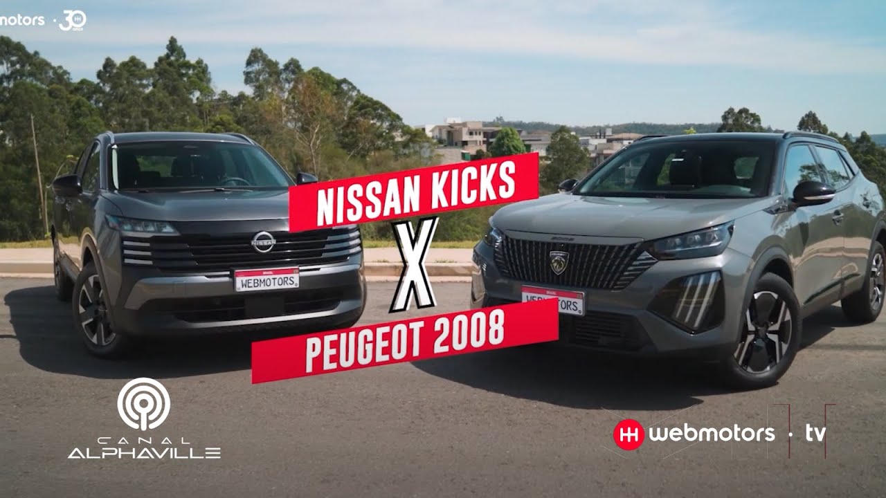 Comparativo Nissan Kicks Versus Peugeot 2008 e muito mais; confira | Canal Alphaville