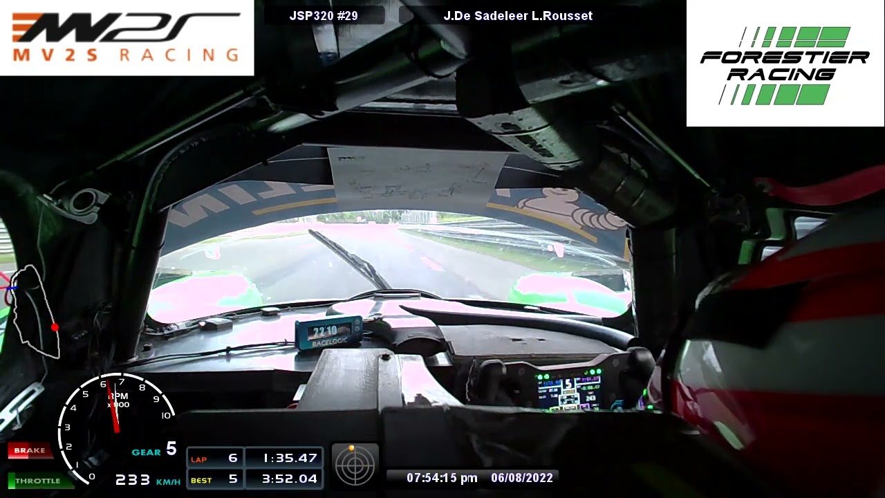 Onboard Ligier LMP3 - Le Mans 24h Track- Best Lap 3m50- Jerome de Sadeleer