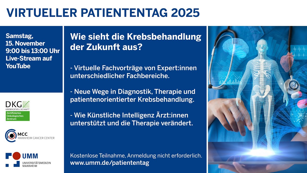 Patiententag 2025: Wie sieht die Krebsbehandlung der Zukunft aus?