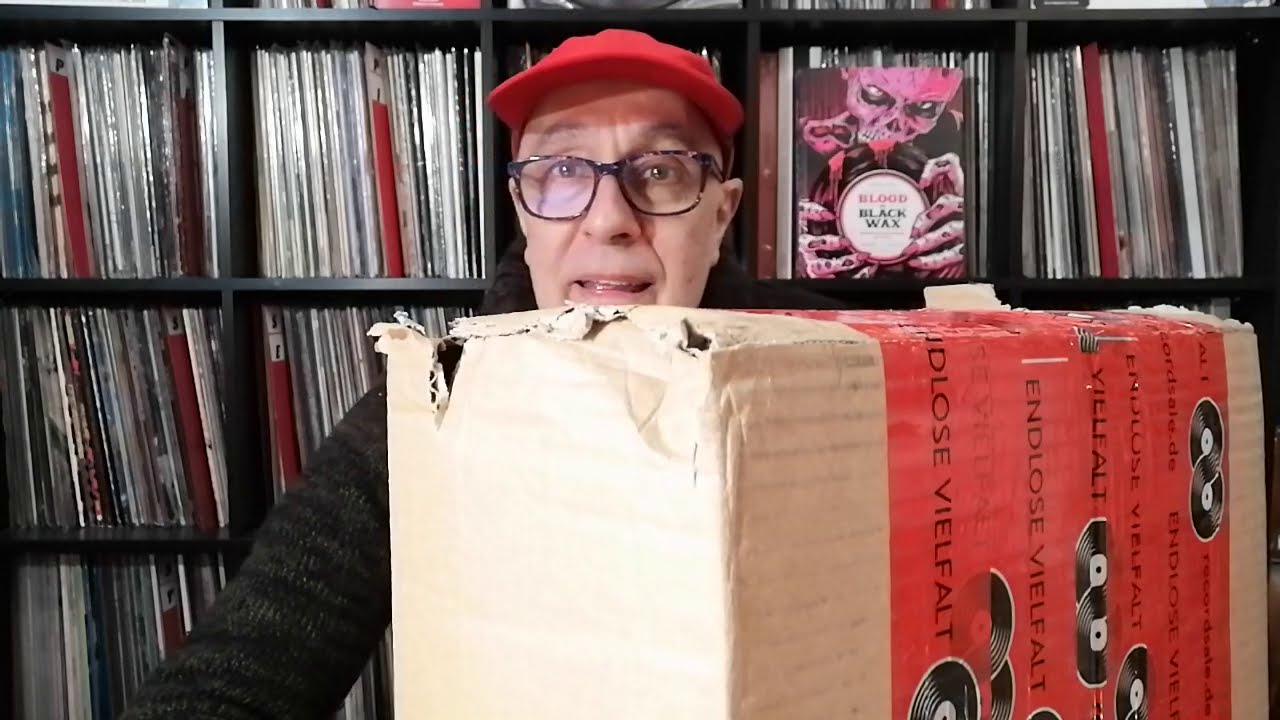 Enorme Unboxing Hallucinant de 60 disques vinyles New Wave Recorsale.de