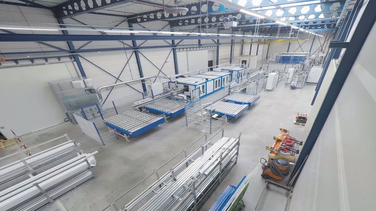 HEBO Kozijnen - Nieuwe geautomatiseerde kunststof productielijn