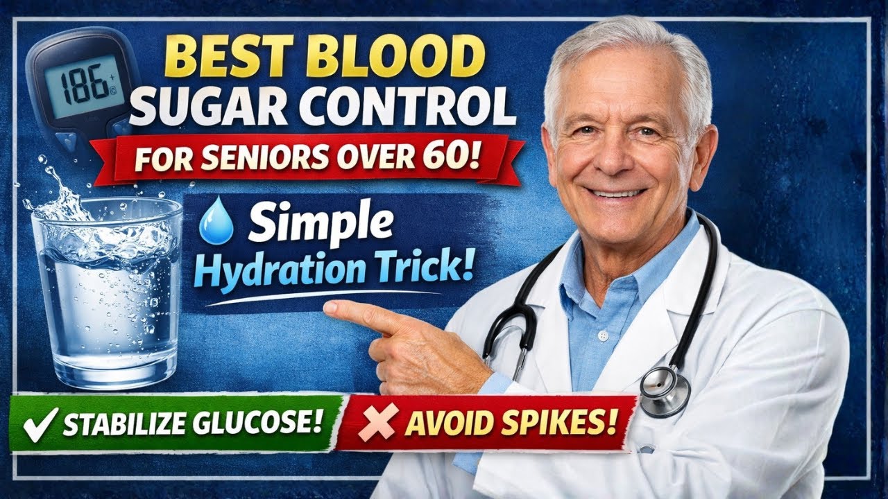 Best Blood Sugar Control for Seniors Over 60 | Simple Hydration Habit Doctors Overlook