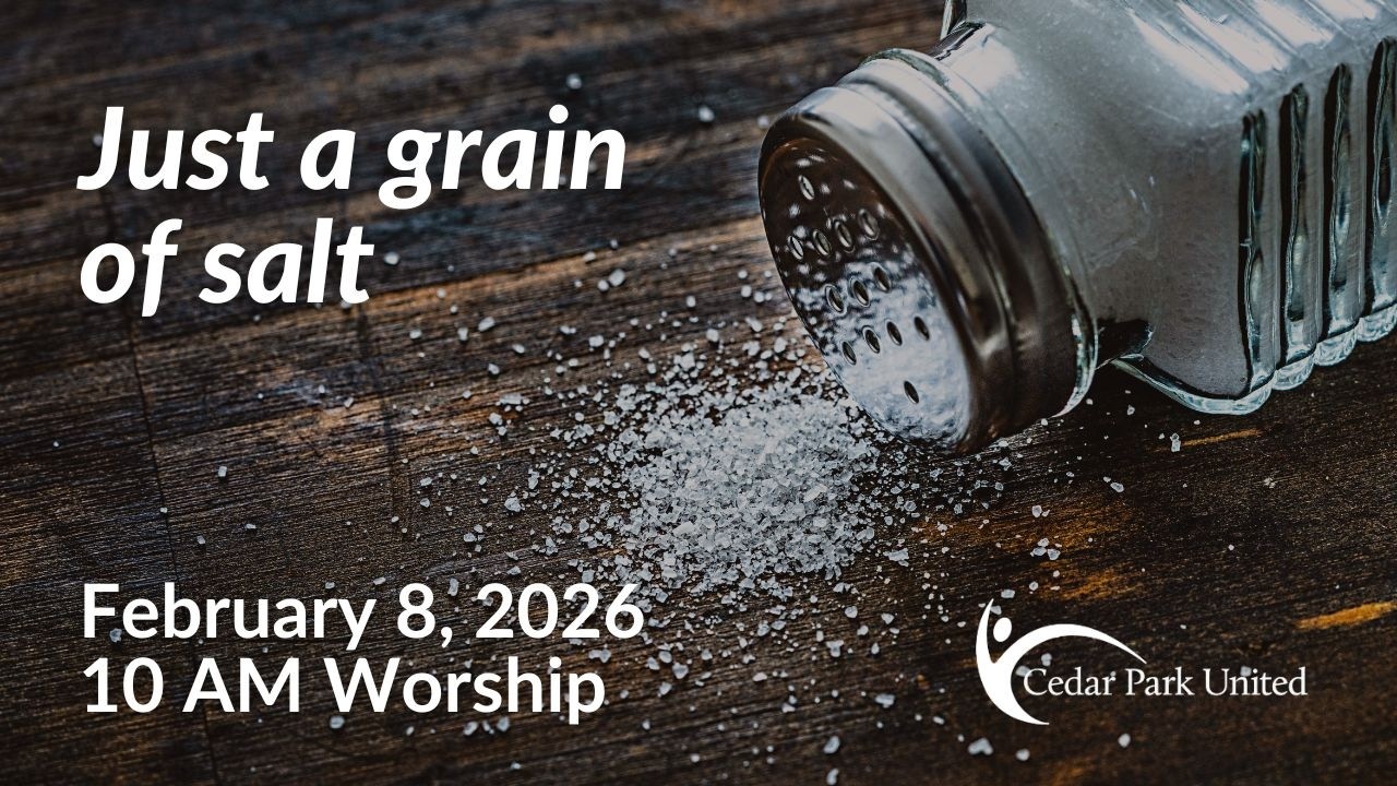 Just a grain of salt│ 5th Sunday after Epiphany │ February 8, 2026