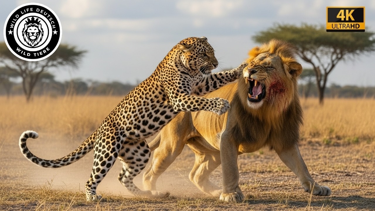 Leopard vs L&ouml;we &ndash; Der blutige Kampf um die Macht im Luangwa #Tierwelt | Tierdokumentation